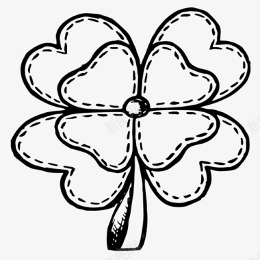 三叶草爱尔兰圣帕特里克图标图标