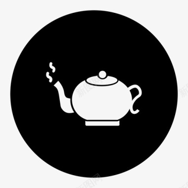 火锅咖啡机水壶图标图标