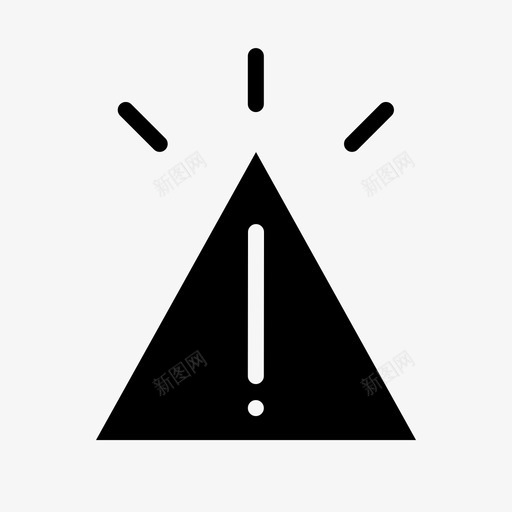 警告注意用户界面基本脂字形图标svg_新图网 https://ixintu.com 注意 用户界面基本脂字形 警告