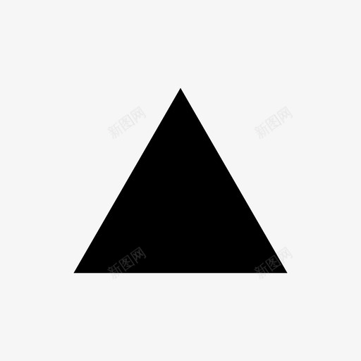 三角形几何体多边形图标svg_新图网 https://ixintu.com 三角形 几何体 多边形 形状