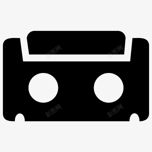 盒式磁带音乐旧式学校图标svg_新图网 https://ixintu.com 唱片 旧式学校 盒式磁带 语音信箱 音乐