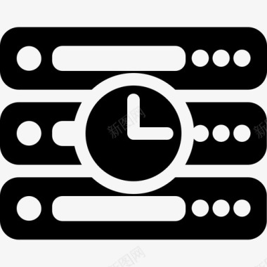 时钟服务器设备时间图标图标