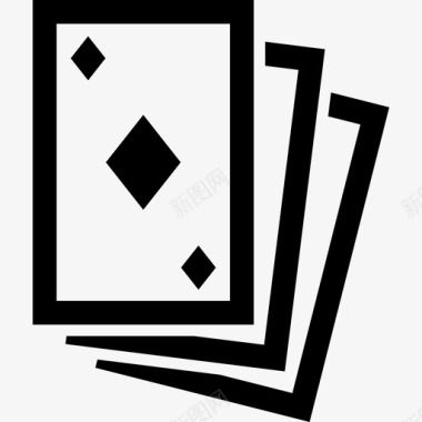 扑克牌一副牌钻石图标图标