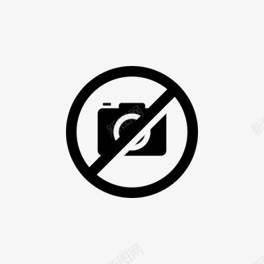 禁止摄像可用无图像图标图标