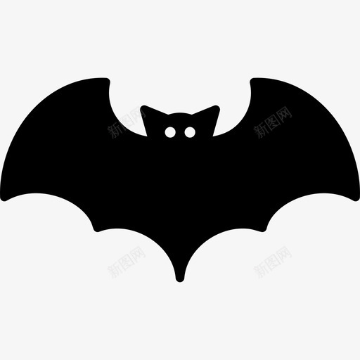蝙蝠动物飞鼠图标svg_新图网 https://ixintu.com 动物 哺乳动物 夜间活动 蝙蝠 飞鼠