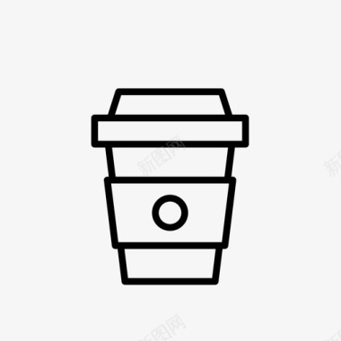 外卖咖啡美式咖啡拿铁图标图标