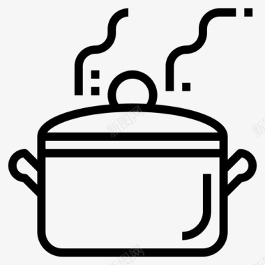 锅煮热图标图标