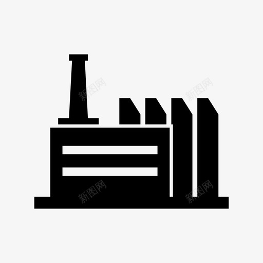 工业化工建筑图标svg_新图网 https://ixintu.com 化工 工业 建筑 电力 能源