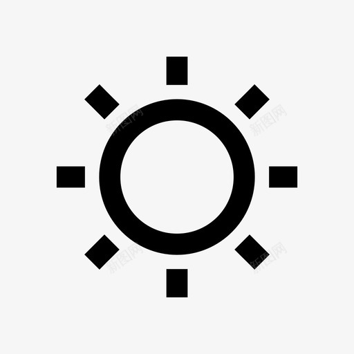 亮度亮度相机亮度控制图标svg_新图网 https://ixintu.com 亮度 亮度控制 亮度相机 亮度等级 太阳亮度