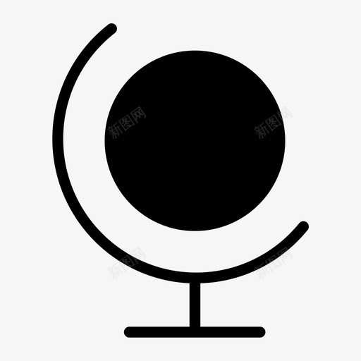 地球地图集行星图标svg_新图网 https://ixintu.com 世界 地图集 地球 基本 行星