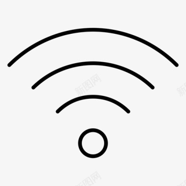 wifi酒吧连接图标图标