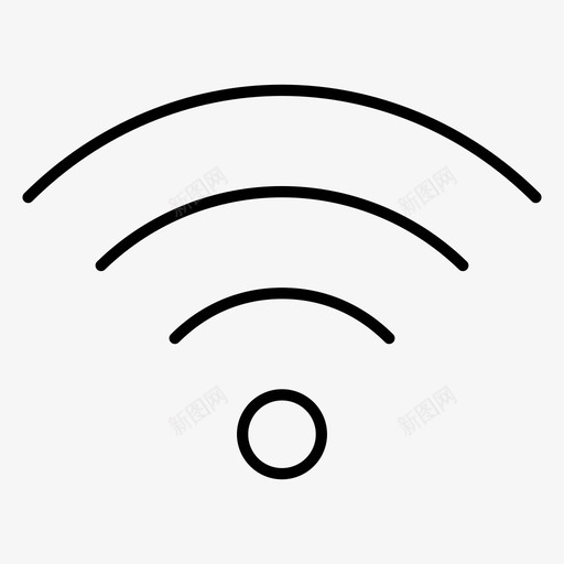 wifi酒吧连接图标svg_新图网 https://ixintu.com webui wifi 互联网 信号 连接 酒吧