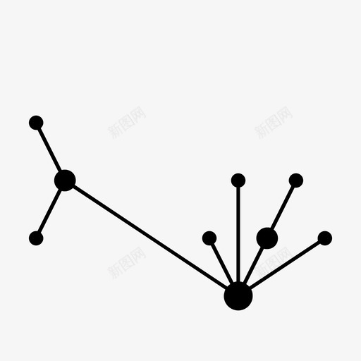 分散网络图表集线器图标svg_新图网 https://ixintu.com 分散网络 图表 拓扑 网络表示 节点 集线器