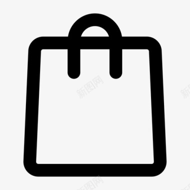 袋，购物，购物，电子商务图标