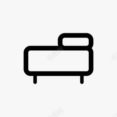 沙发躺椅家具图标图标