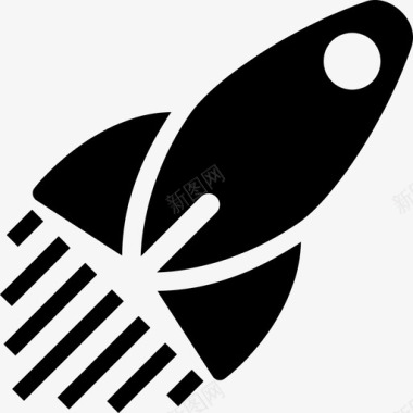 火箭创业商业创业图标图标