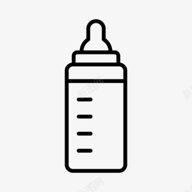 婴儿奶瓶儿童婴儿图标图标