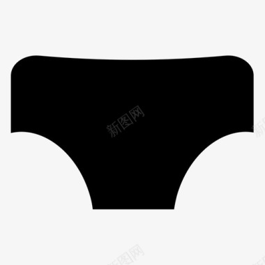 内裤游泳游泳池铭文图标图标