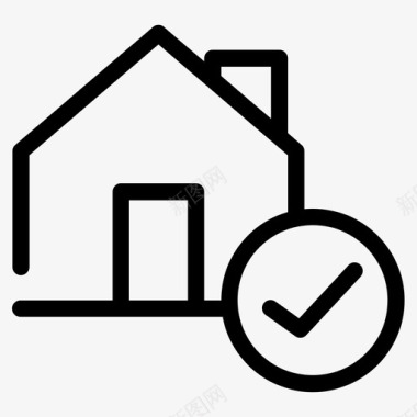 选择房子家房地产图标图标