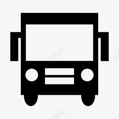 公共汽车司机公共交通工具图标图标