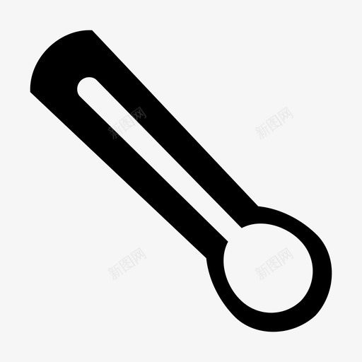 温度计寒冷保健图标svg_新图网 https://ixintu.com 保健 天气 季节 寒冷 温度计