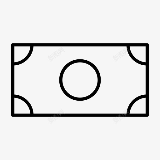 钞票商业金融图标svg_新图网 https://ixintu.com 商业 电子商务 货币 金融 钞票