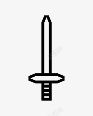 剑游戏复古图标图标
