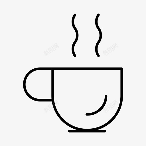 咖啡自助餐厅杯子图标svg_新图网 https://ixintu.com 咖啡 工具 服务 杯子 液体的 热的 自助餐厅 葡萄酒 餐厅