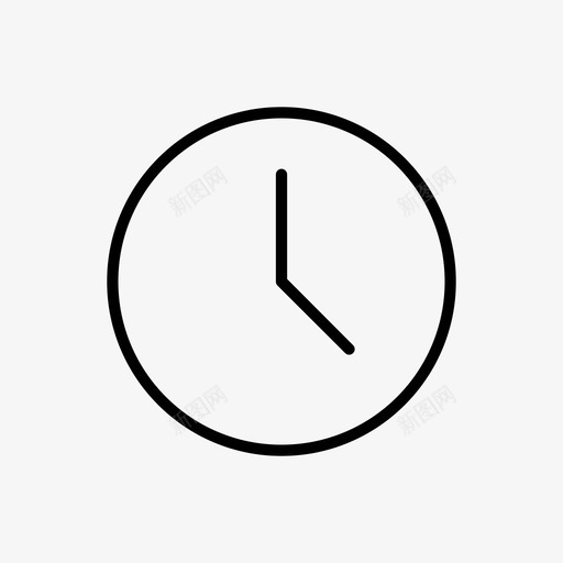时钟模拟时钟手钟图标svg_新图网 https://ixintu.com 固定时钟 手钟 挂钟 时钟 时间 模拟时钟
