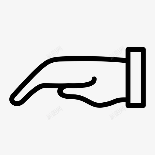手乞求的手握手图标svg_新图网 https://ixintu.com 乞求的手 人 手 拿 握手