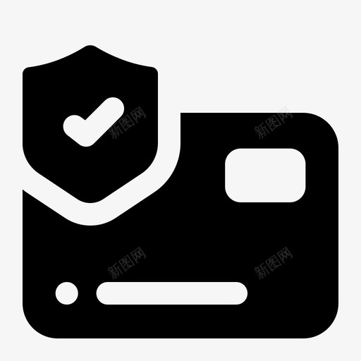 信用卡安全保护互联网安全图标svg_新图网 https://ixintu.com 互联网安全 保护 信用卡安全