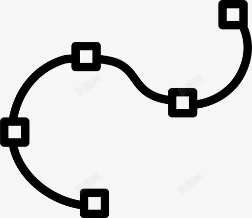 选择形状连接创建图标svg_新图网 https://ixintu.com Pretycons设计轮廓 创建 插图 绘制 设计 选择形状连接