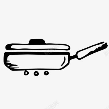 锅烹饪餐具图标图标