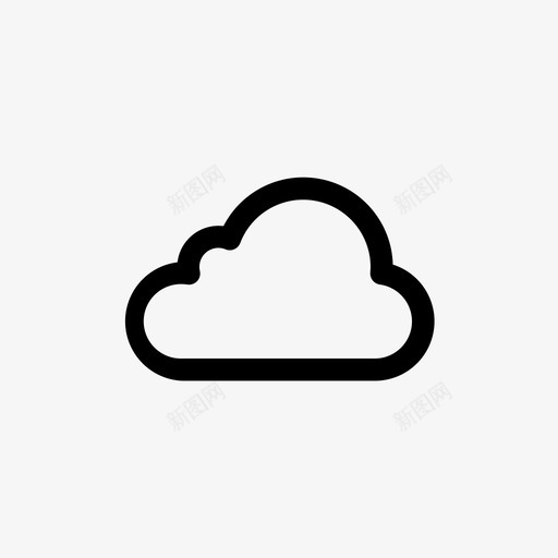天气预报云存储应用程序图标svg_新图网 https://ixintu.com 云存储 天气预报 应用程序