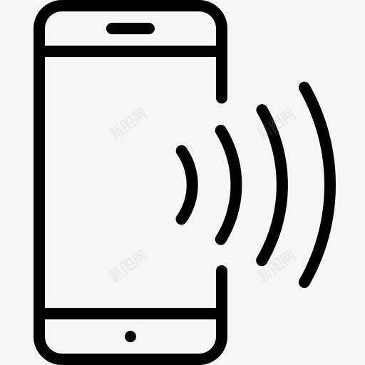 非接触电话移动电话支付卡图标svg_新图网 https://ixintu.com 支付 支付卡 移动电话 银行线路 非接触电话