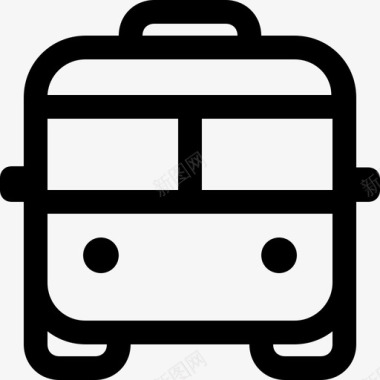 公共汽车假日旅游图标图标