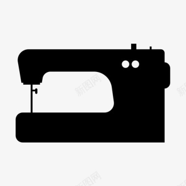 缝纫机衣服裁缝图标图标
