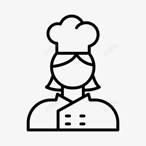 厨师学徒咖啡馆图标svg_新图网 https://ixintu.com 厨师 咖啡馆 学徒 招待 餐厅
