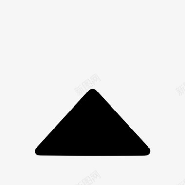 小三角（向上）图标
