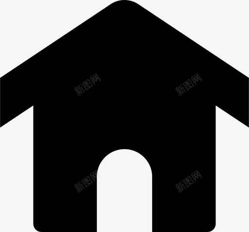 房屋抵押贷款房地产图标svg_新图网 https://ixintu.com 住宅 房地产 房屋 抵押贷款