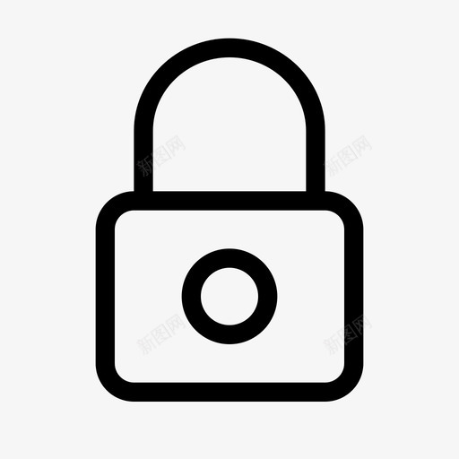 锁密码保护权限图标svg_新图网 https://ixintu.com 实用程序 密码保护 权限 私人 锁 隐私