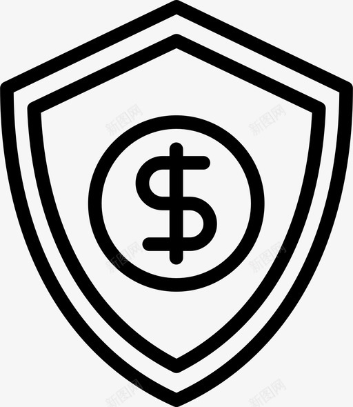 安全商业金融图标svg_新图网 https://ixintu.com Pretycons业务概述 办公室 商业 安全 营销 货币 金融