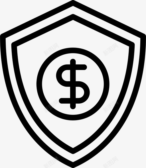 安全商业金融图标svg_新图网 https://ixintu.com Pretycons业务概述 办公室 商业 安全 营销 货币 金融