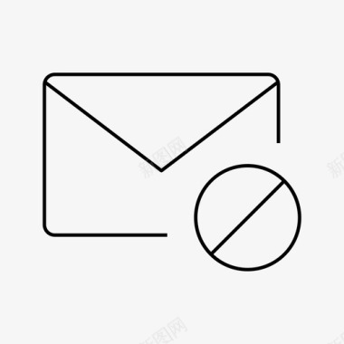 信件删除邮件电子邮件图标图标