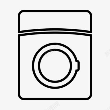 洗衣机烘干机电子机器图标图标
