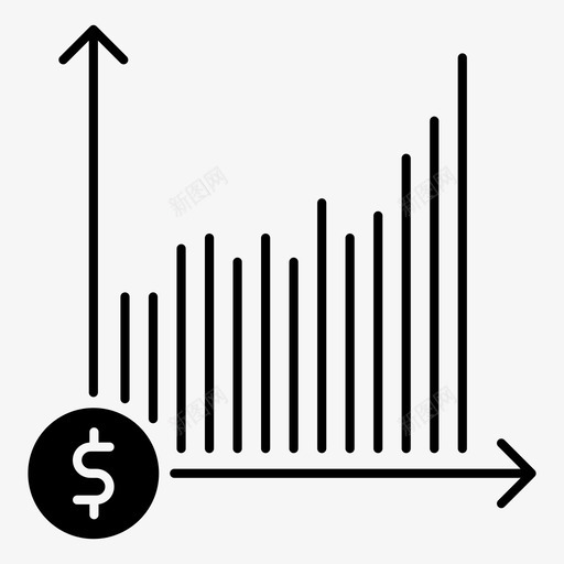 投资回报图表投资图标svg_新图网 https://ixintu.com 分析和投资字形 图表 投资 投资回报 报告 资金