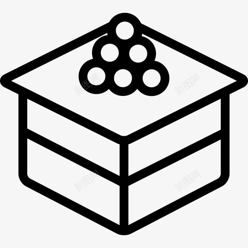 方形Gifsoft面包礼品盒图标svg_新图网 https://ixintu.com 方形Gifsoft面包 礼品盒