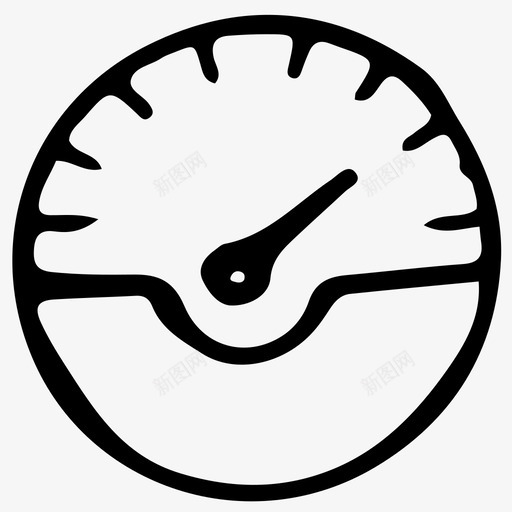 气压计仪表指示器图标svg_新图网 https://ixintu.com 仪表 压力 指示器 气压计 测量