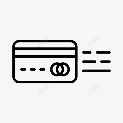 信用卡银行商业图标svg_新图网 https://ixintu.com 交易 信用卡 商业 金融 银行