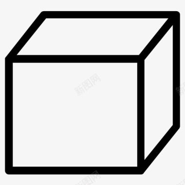 盒纸板纸箱图标图标